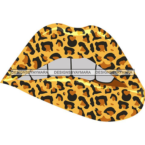 Sensual Lips Silhouette African Wildlife Proud Roots Safari Savanna Africa Continent Exotic Scenic SVG Cutting Files