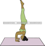 Woman Doing Yoga Meditation Wellness Meditate Relax Inhale Exhale Pose Position .SVG Cutting Files For Silhouette Cricut and More!