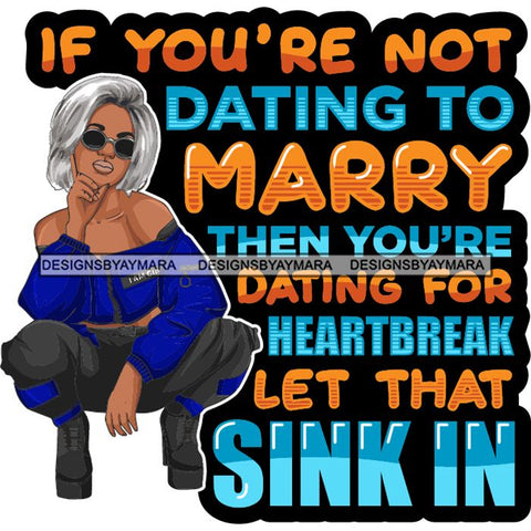 Afro Lola Squatting Bad Ass Life Quotes Confident Lady .SVG Clipart Vector Cutting Files