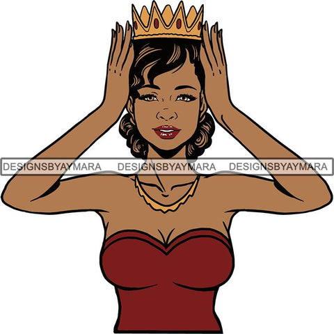 I'm The Queen Afro Goddess SVG Files For Cutting and More