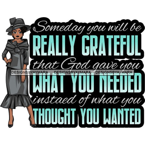 Afro Classy Lola Church Lady God Lord Quotes .SVG Clipart Vector Cutting Files For Circuit Silhouette Cricut and More!