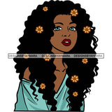 Afro African American Lady Woman Classy Nubian SVG Cutting Files
