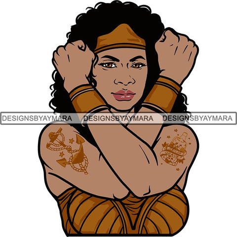 Afro Woman Goddess Diva Melanin Love Sensual .SVG Cut Files For Silhouette and Cricut and More!