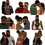 Valentines Day Bundle 50 Designs Romantic Couple Digital Download Art, Digital Tshirt Logo Sublimation Prin, Cricut Clipart Tattoo Artwork Illustration Download