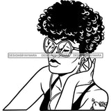 Afro Woman Goddess Hot Seller Design SVG Cutting Files