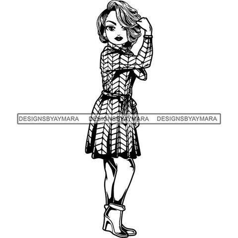 Afro Strong Classy Lola Flexing Believe in Yourself .SVG Cutting Files For Silhouette and Cricut and More!