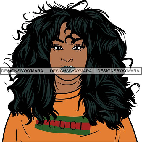 Afro Woman Goddess Diva Melanin Love Sensual .SVG Cut Files For Silhouette and Cricut and More!