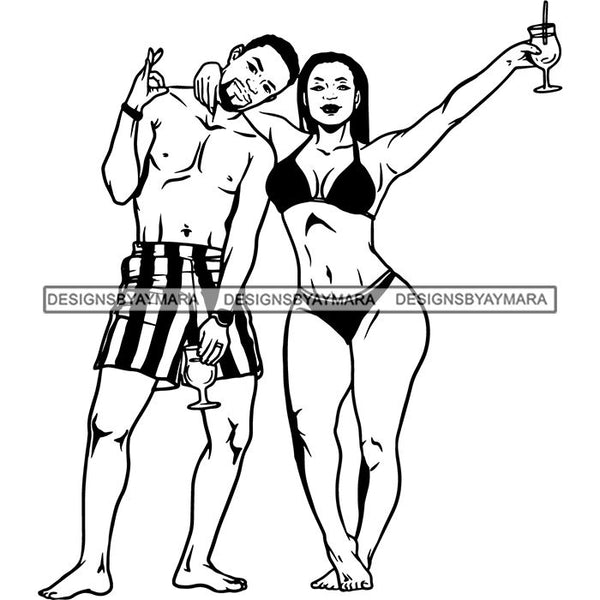 Happy Couple Relationship Goals Soulmates Man Woman Together Marry True Love SVG Cutting Files