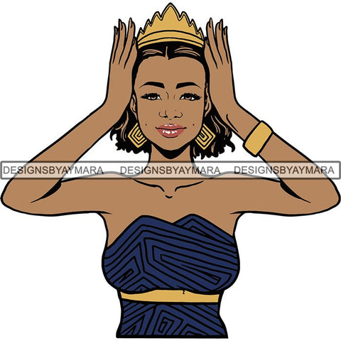 I'm The Queen Afro Goddess SVG Files For Cutting and More