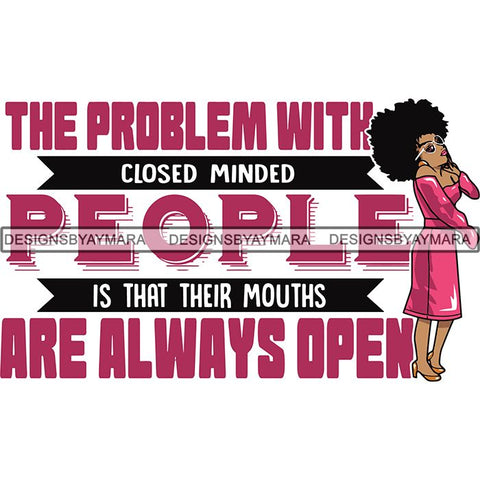 Afro Lola Boss Lady Quotes SVG Cutting Files For Silhouette Cricut and More
