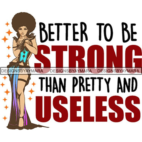 Afro Boss Lady Lord Life Quotes SVG Files For Cutting and More