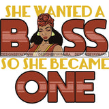 Boss Lady Afro Melanin Successful Black Woman Quotes SVG Cutting Files For Silhouette Cricut and More