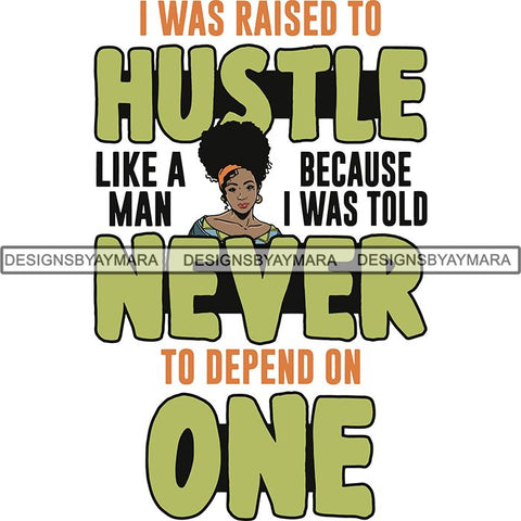 Boss Lady Afro Melanin Successful Black Woman Quotes SVG Cutting Files For Silhouette Cricut and More