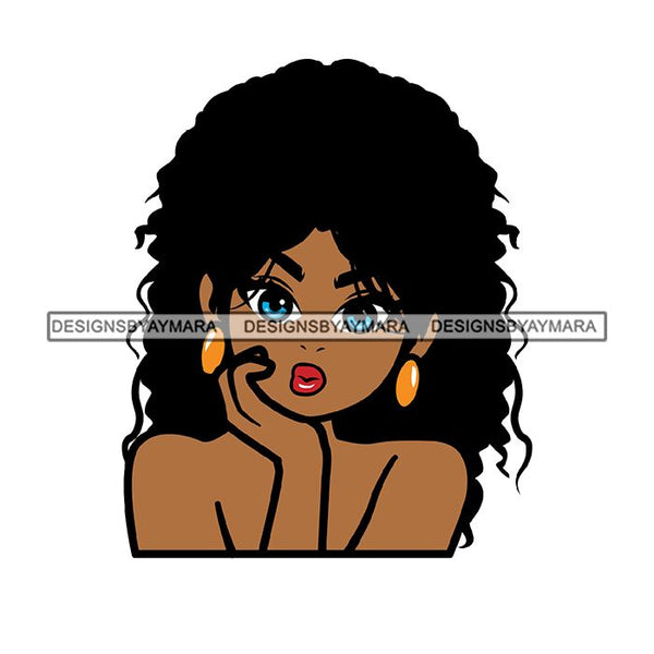 Afro Cute Lady Sassy Classy Melanin Sisi .SVG Cutting Files