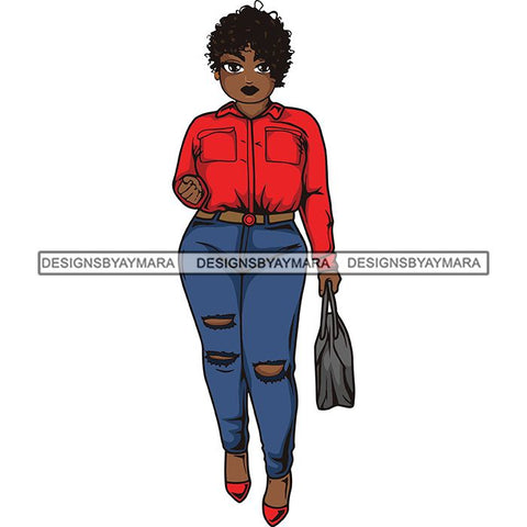Lola Afro Beautiful Black Proud Woman .SVG Cutting Files For Silhouette and Cricut and More!