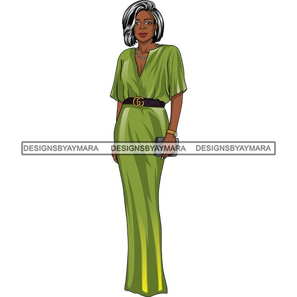 Bundle 6 Classy Afro Woman African American Goddess SVG PNG JPG Cutting Files