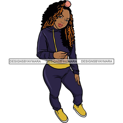 Fashion Diva Glamour Afro Classy Sexy Lady SVG PNG JPG Vector Files For Cutting and More