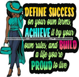 Afro Lola Flow Too Strong Life Quotes Elegant Woman Glamour Sexy Confident Lady .SVG Clipart Vector Cutting Files