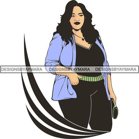 Afro Melanin Popping Dark Latina SVG Cutting Files For Silhouette Cricut and More