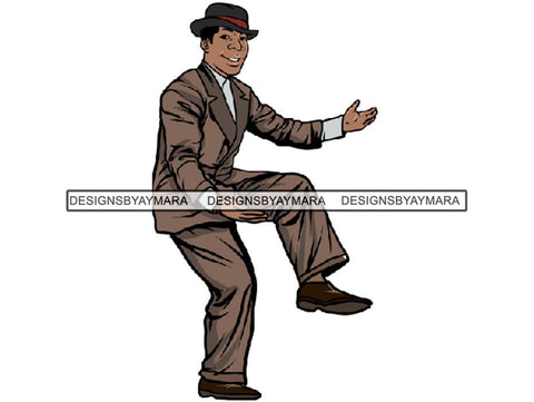 Stepper Dancer Stepping Chicago Style PNG Print File Not For Cutting