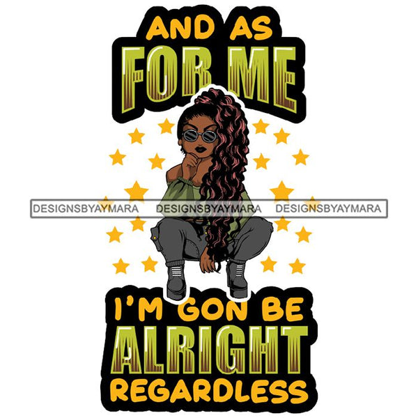 Afro Lola Diva Gangster Quotes .SVG Cutting Files For Silhouette and Cricut and More!