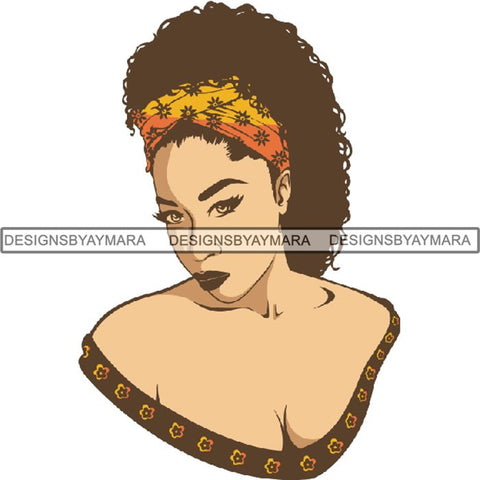 Melanin Bald Short Hairstyle Queen Goddess Nubian .SVG Cut Files For Silhouette and Cricut and Much More
