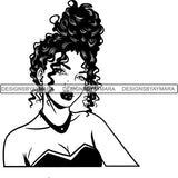 Afro Lady Black Goddess Melanin Dark Latina Morena SVG Files For Cutting and More!