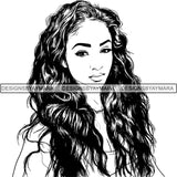 Afro Lady Black Goddess Melanin Dark Latina Morena SVG Files For Cutting and More!