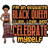 Afro Lola Black History Month Quotes .SVG Clipart Vector Cutting Files For Circuit Silhouette Cricut and More!