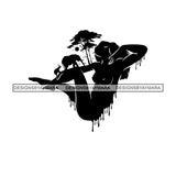 Sensual African Erotic Goddess Safari Savanna Africa Exotic Nature SVG Cutting Files.