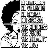 Black Lives Matter Humanity Social Protest Justice Racism Movement SVG PNG JPG Vector Cutting Files