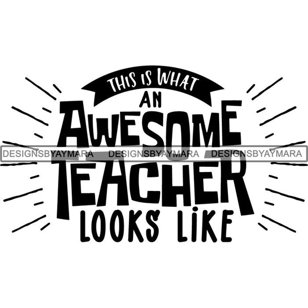 Back to School Cute Quotes .SVG Cut Files for Silhouette and Cutting