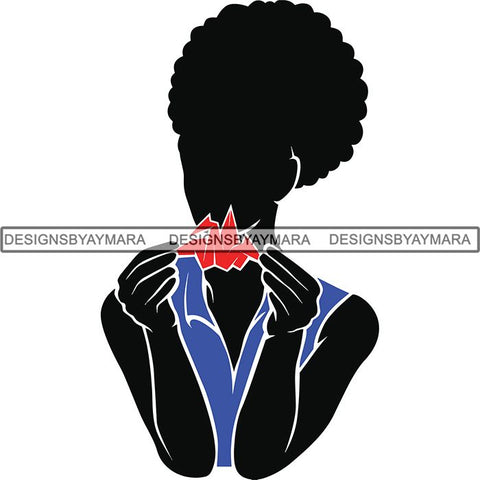 Afro Craft Lady SVG Cutting Files For Silhouette Cricut and More
