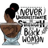 Afro Woman Tattoo Sexy Melanin Nubian Goddess PNG Files For Print Not For Cutting