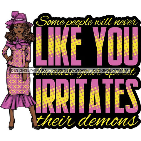 Afro Classy Lola Church Lady God Lord Quotes .SVG Clipart Vector Cutting Files For Circuit Silhouette Cricut and More!