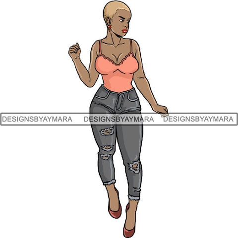 Melanin Bald Short Hairstyle Queen Goddess Nubian .SVG Cut Files For Silhouette and Cricut and Much More