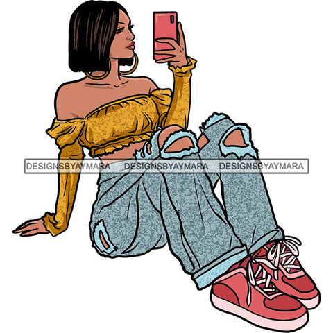 Pretty Woman Summer Fashion Dope Outfits Boss Lady Glamour New Trending .SVG Cut Files