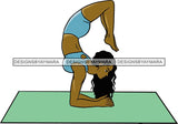 Woman Doing Yoga Meditation Wellness Meditate Relax Inhale Exhale Pose Position .SVG Cutting Files For Silhouette Cricut and More!