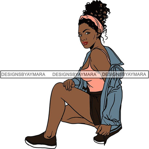 Afro Melanin Popping Nubian Queen SVG Cutting Files For Silhouette Cricut and More