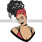 Afro Woman SVG Melanin Nubian Color Cutting Files