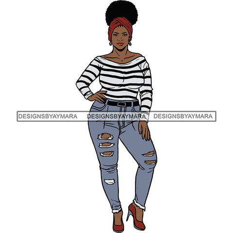 BBW Thick Thigh Woman Sassy Exotic Curvy Big Bone Goddess .SVG Cutting Files For Silhouette and Cricut and More!