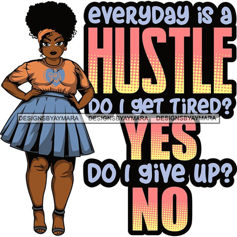 Afro Thick Classy Lola Boss Lady Hustle Quotes .SVG Cutting Files For Silhouette and Cricut and More!