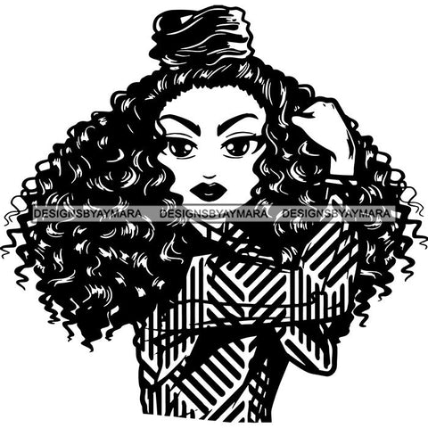 Afro Strong Classy Lola Flexing Believe in Yourself .SVG Cutting Files For Silhouette and Cricut and More!