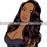 Afro Melanin Popping Dark Latina SVG Cutting Files For Silhouette Cricut and More