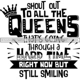 Black Queen Nubian Melanin Quotes .SVG Files For Silhouette and Cricut