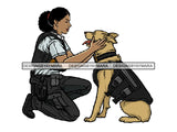 Military Woman USA Proud Melanin PNG Files For Print Not For Cutting
