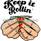 Ganja Narcotic Joint Blunt Weed Leaf Hydroponics Cannabis Woman Smoking Grass Marijuana SVG Cut Files