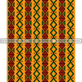 Kente African Pattern African American Culture PNG Print Files Not For Cutting