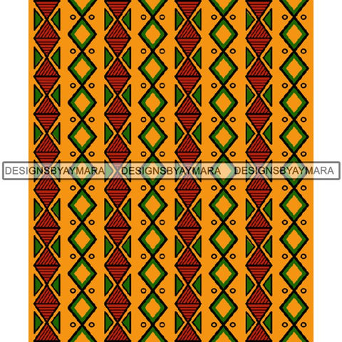 Kente African Pattern African American Culture PNG Print Files Not For Cutting