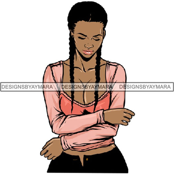 Afro Woman Tattoo Sexy Melanin Nubian Goddess PNG Files For Print Not For Cutting